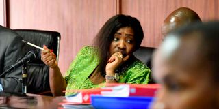 Kitui South MP Rachael Nyamai