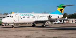 Air Tanzania plane.