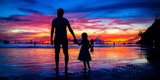 Father and daughter