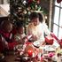A family during Christmas 
