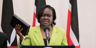 PS Esther Koimett.