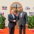 Wang Yi and Uhuru Kenyatta