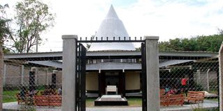 The Tom Mboya Mausoleum at Rusinga Island.