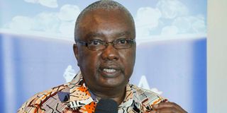 KCAA Director-General Gilbert Kibe