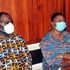 Malindi MP Aisha Jumwa and Geoffrey Otieno Okuto
