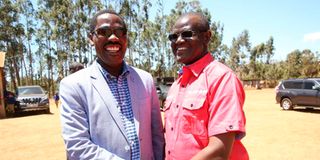 Peter Munya and Kiraitu Murungi