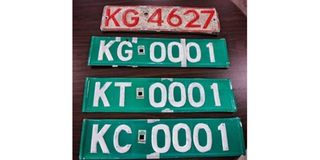 Number plates