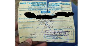 fake receipt