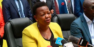 UDA Secretary-General Veronica Maina.