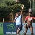 Centre Referee Godwin Karuga gives direction of play 