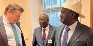 Azimio la Umoja leader Raila Odinga