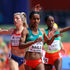 Ethiopia's Lemlem Hailu wins 3,000m gold.