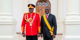 Uhuru Kenyatta and William Ruto