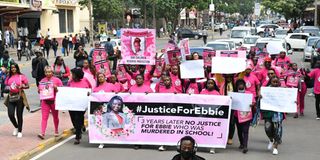 Ebbie Noelle Samuels death protest