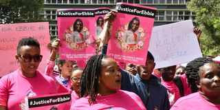 Ebbie Noelle Samuels death protest