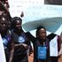 Damaris Muthee protests