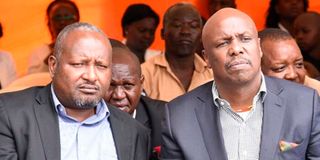Gideon Moi and Nick Salat