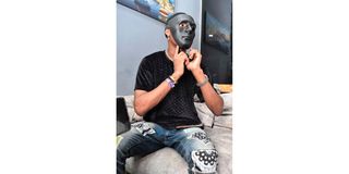 Masked barber