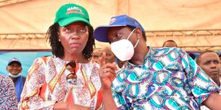 Martha Karua and Kalonzo Musyoka