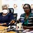 SRC Chairperson Lyn Mengich with commissioner Leah Mumbua
