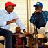 Raila Odinga with Ndiritu Muriithi