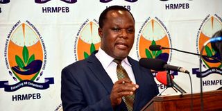 Kenya National Qualifications Authority director Juma Mukhwana