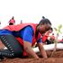 Ngong planting trees