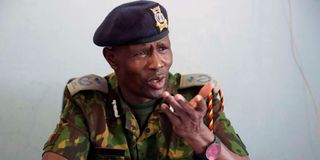 Kisii County Police Commander Francis Kooli