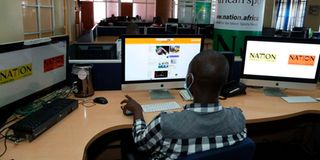 A Nation Media Group staff