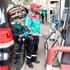 Fueling a car