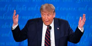 Former US president Donald Trump