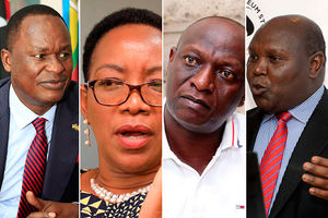 Mr Kiema Kilonzo, Ms Sicily Kariuki, Mr Charles Keter and Dr John Mosonik
