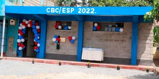 A newly-built junior secondary classroom