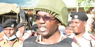 Isiolo County Commissioner Geoffrey Omoding