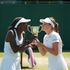 Kenya's Angella Okutoyi (left) and Netherlands' Rose Marie Nijkamp