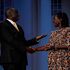 UDA running mate Rigathi Gachagua with his Azimio la Umoja counterpart Martha Karua.
