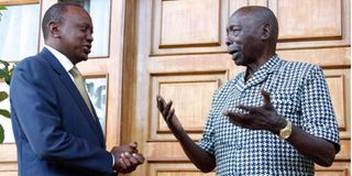 Uhuru Kenyatta, Daniel arap Moi