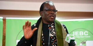 IEBC Commissioner Justus Nyang’aya