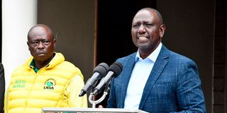 UDA presidential candidate William Ruto