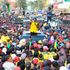 Deputy President William Ruto addresses wananchi at Karatina town, Nyeri county.