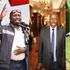 From left: Bahati MP Kimani Ngunjiri, Nakuru Governor Lee Njiru and Kipipiri MP Amos Kimunya.
