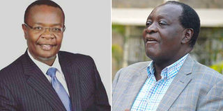 Dr Paul Otuoma Busia governor, and Dr Wilber Ottichillo Vihiga