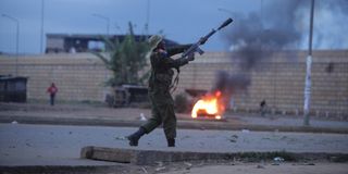Police use teargas to disperse residents of Kisumu kondele