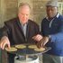 preparing a Mexican cuisine. 