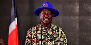 .Azimio la Umoja One Kenya presidential candidate Raila Odinga