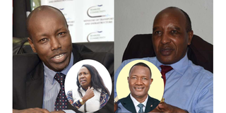 Lee Kinyajui and Francis Kimemia