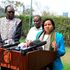 IEBC commissioners Justus Nyang'aya, Francis Wanderi Vice chairperson Juliana Cherera, and Irene Masit.
