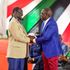 President-elect William Ruto with former Meru Governor Kiraitu Muriungi.