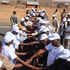 Members of Borana and Gabbra communities hold hands in a call for reconciliation