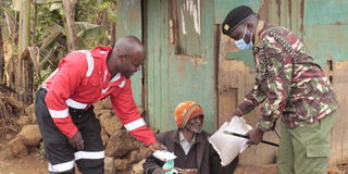 Mutuati food distribution